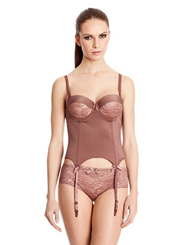 Preisvergleich Produktbild Jean Louis Scherrer Wäsche-Set braun / beige M