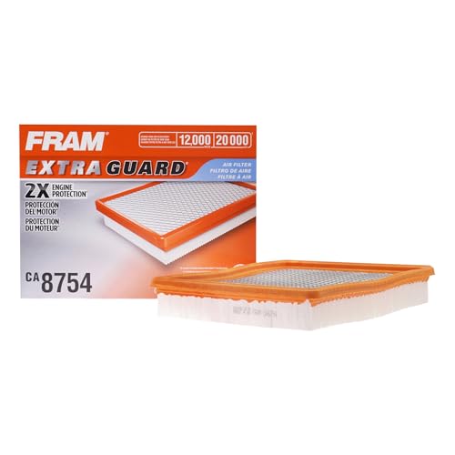 FRAM Extra Guard CA8754 Replacement Engine Air Filter for Select Buick, Chevrolet, Oldsmobile, and Pontiac Models, Provides Up to 12 Months or 12,000 Miles Filter Protection