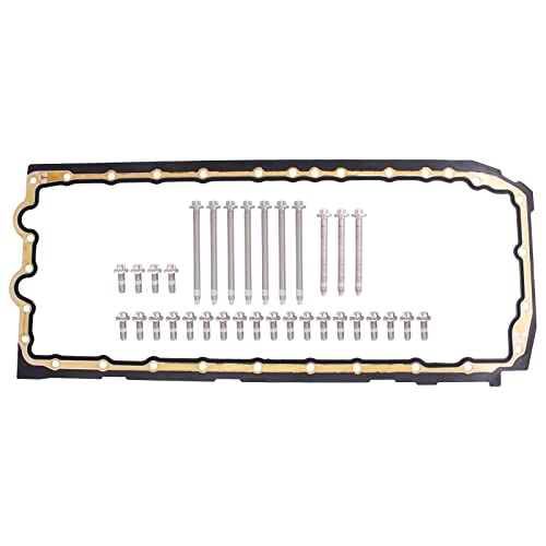 NewYall Engine Oil Pan Gasket Bolts for BMW 128i 135i 325i