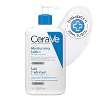 CeraVe Moisturising Lotion, Daily Face & Body Moisturiser, With 3 essential ceramides & hyaluronic acid, For dry to very dry skin, 473 ml/16 oz