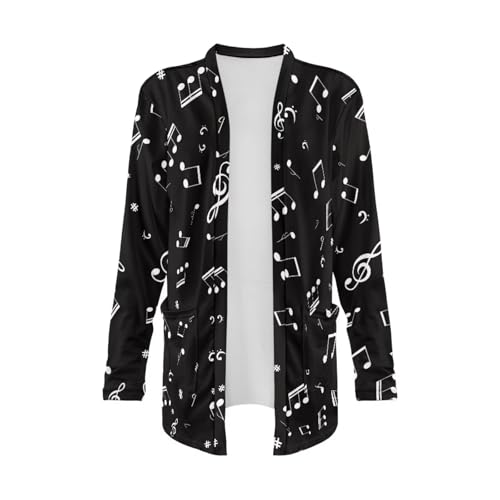 Image of Womens Open Fron Cardigan Sweaters Long Sleeve Tops Daily Coats