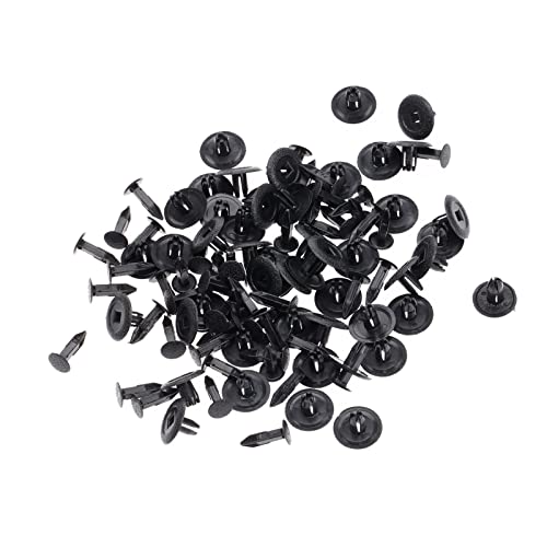 Clips de fijación de 6mm de alta resistencia para paneles de puerta y parachoques, 50 uds 6