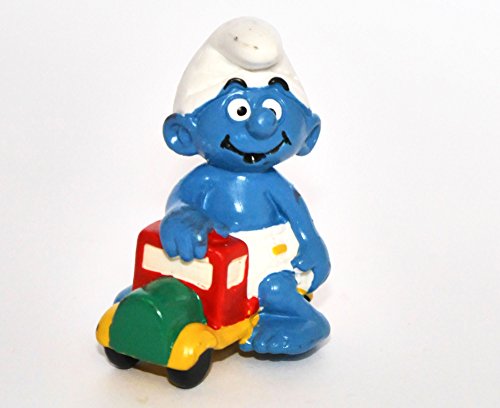 Preisvergleich Produktbild SCHLEICH 20447 - Die Schlümpfe, Schlumpfking mit LKW