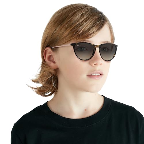 Ray-Ban Junior Unisex Kids RJ9060S Erika Round Sunglasses, Havana/Light Grey Gradient Dark Grey, 50 mm - image 7