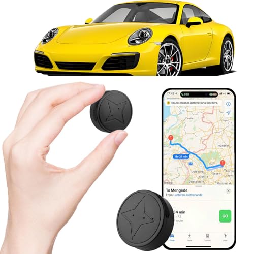 2025 New Model GPS Tracker for Vehicles-Magnetic Real-Time GPS Trackers, Hidden Car Locator Tracking Device for Car, Kids, Elderly,No Subscription Required/No Monthly Fee