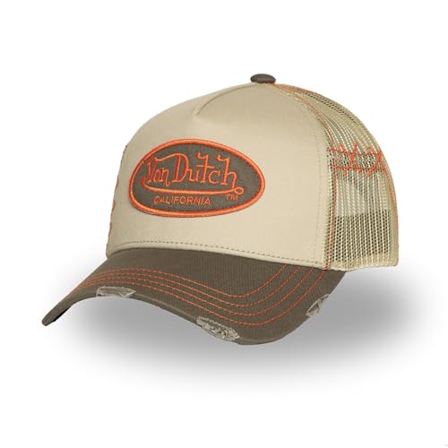 Von Dutch Casquette Trucker avec Filet Adulte Effet usé et Patch brodé Used TU