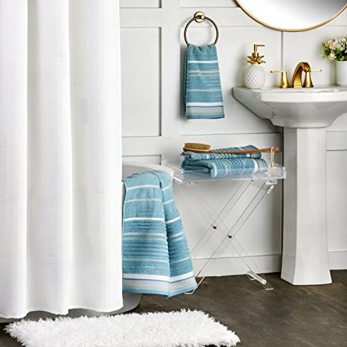 Image of SKL Home by Saturday Knight Ltd. Seabrook Stripe 2-Piece Hand Towel Set, Teal