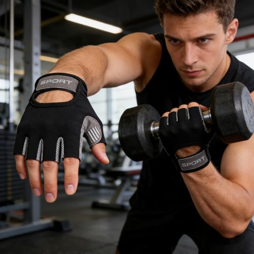 Guantes Mealah para Ejercicio Sin Dedos Transpirables miniatura 7