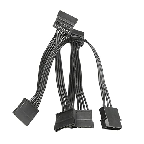 Cable de alimentación 4Pin IDE a SATA 5 puertos 600 mm miniatura 5