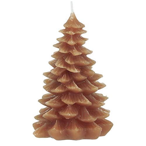 Candle Christmas Tree Orange 12.5 cm by Ib Laursen