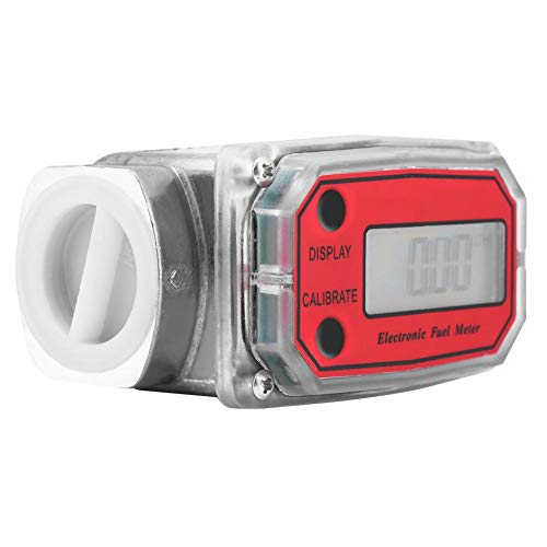 Turbine Digital Oil Fuel Flow Meter,Mini Digital Turbine Flowmeter Diesel Fuel Flow Meter - has modular design, high accuracy, compact size and stable performance-for measure diesel, kerosene,etc (A)