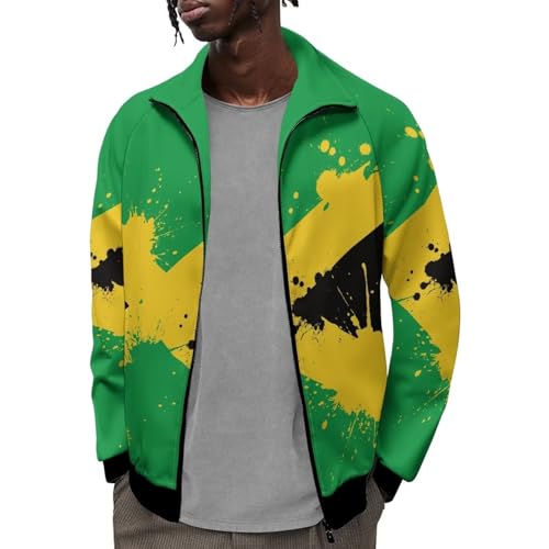 Image of Men's Lightweight Jackets Casual Full Zip Fleece Jacket Men Coats Fashion Long Sleeve Sweatshirt