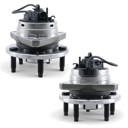 Image of 2pack Front Wheel Hub Bearing Fit for Chevy Malibu 2004-2012, Cobalt HHR 2008-2010, Pontiac G6 2005-2010, Saturn Aura 2007-2009 Wheel Bearing and Hub Assembly 2006 2011 5 Lugs w /ABS 513214