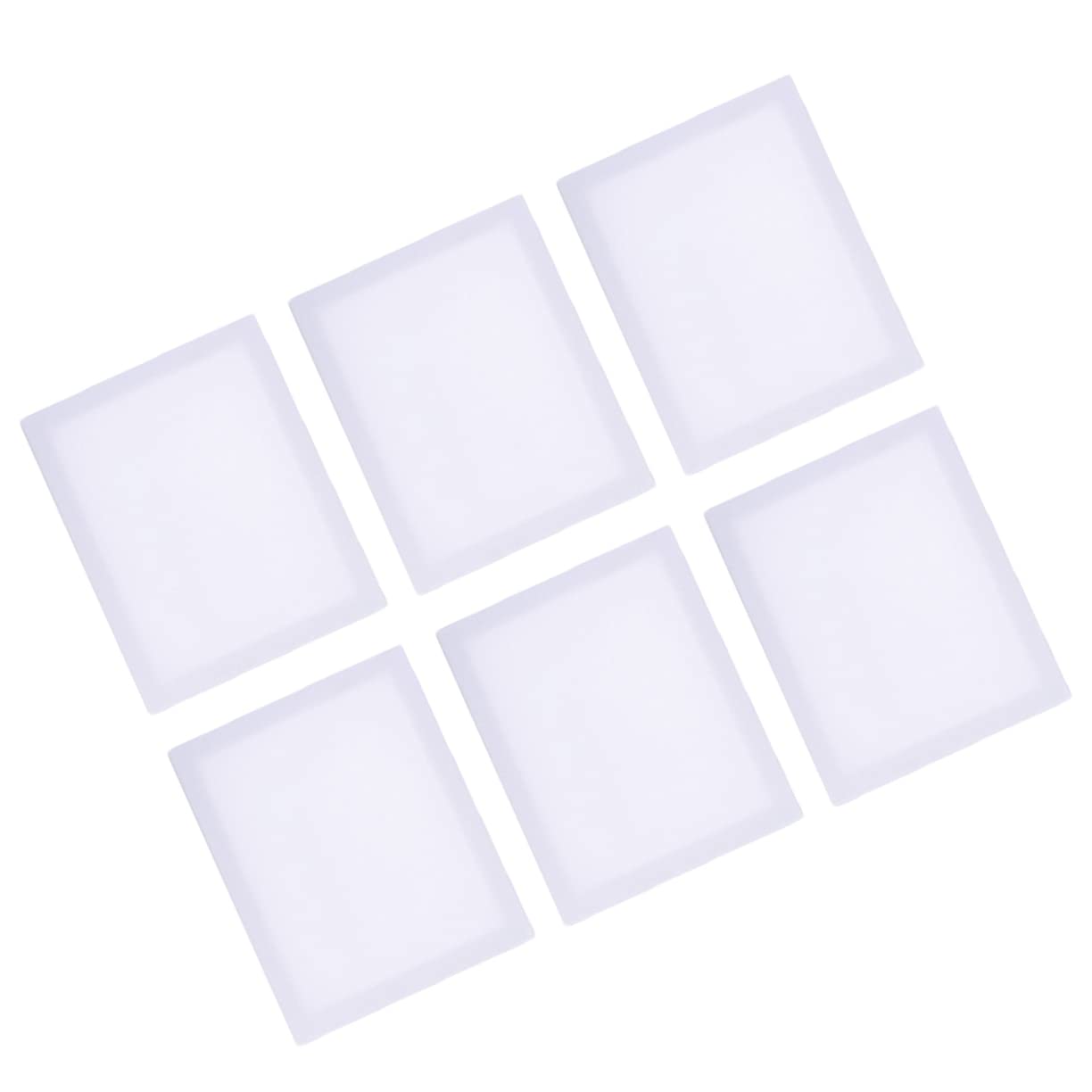 Toile Tendue Blanche en Coton Lin 6 Pièces pour Peinture