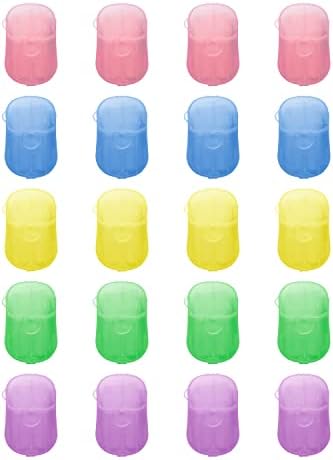 DF DUALFERV Paper Hand Soap Sheets, Travel Hand Soap 20 Pack (400 Sheets)