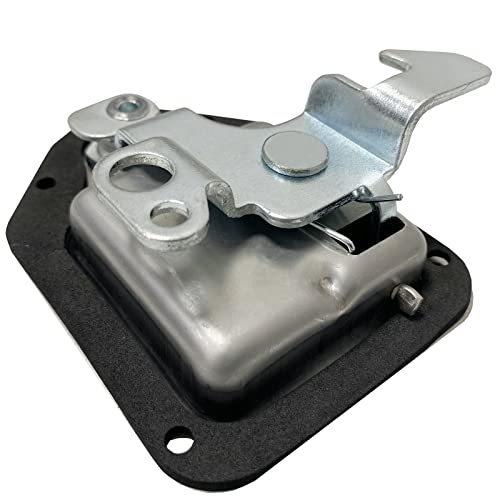 Ganlandy Tool Box Latch, Truck Toolbox Lock, Stainless Steel Folding Utility Trailer Paddle Handle Latch, 4-3/8 Inches X 3-1/4 Inches, Storage Rv Camper Door Lock With 2 Keys #TOP3