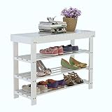 generic Zapatero de madera maciza para el hogar Estante simple a prueba de polvo Zapatero Moderno Gabinete de zapatos simple Blanco de múltiples capas Banco de zapatos/100x29x60cm/100x29x60cm