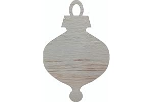 Personalized Christmas Wood Initial Ornament