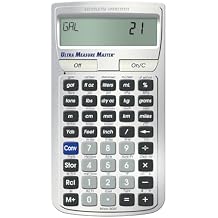Calculated Industries 8025 Ultra Measure Master Professional Grade U.S. Standard to Metric Conversion Calculator Tool for Engineers, Architects, Builders, Scientists and Students | 60+ Units Built-in, Silver