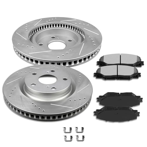 Image of SCITOO Front Brake Kits Drill & Slotted Brakes Rotor Brake Pads:31434;D1211