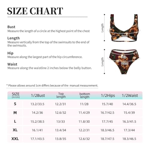 Bordeaux Iris bikini croisé push-up à coussinets amovibles - 5