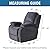 H.VERSAILTEX Super Stretch Recliner Cover Recliner Couch Covers Recliner Chair Cover Form Fitted Non Slip Reclining Slipcovers for Standard Large Recliner, Soft Thick by H.VERSAILTEX