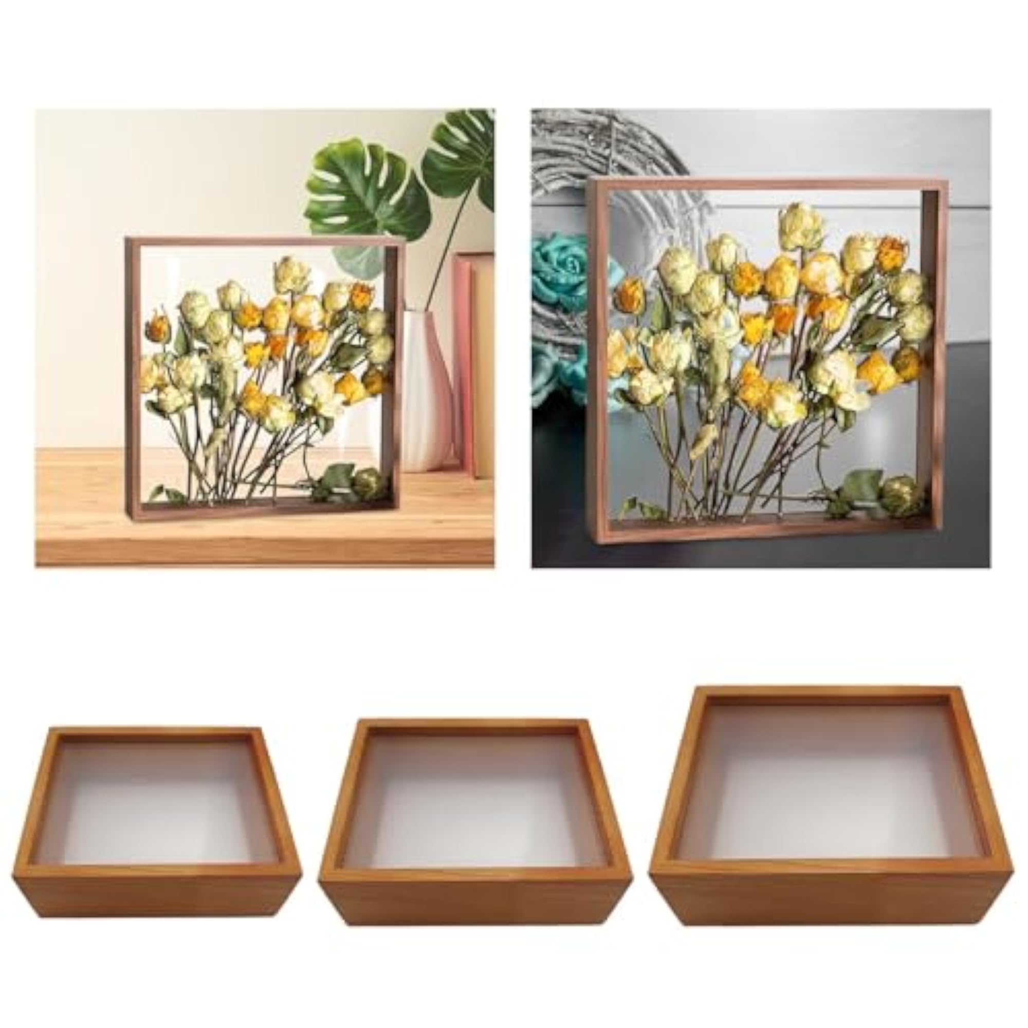 Floating Picture Frame for Flower Memorabilia