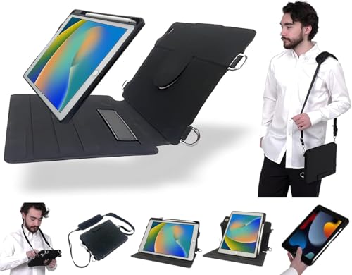 KRUF iPad mini7 (2024年モデル) / iPad mini6 (2021年モデル) 2モデル対応 本体とカバーが取り外し可能 ケース 肩掛け 首掛け ショルダー Apple Pencil2 収納可 ビジネス 学校 by 幡ヶ谷カバン（Amazon）