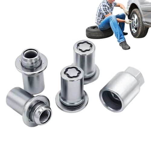 Tuercas de llanta M12x1.5 de acero inoxidable para bloqueo de neumático y rueda de coches
