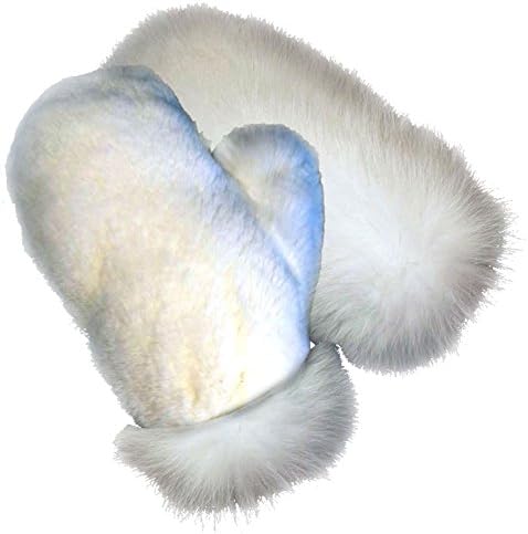 All Fur Massage Glove, Covered Inside and Outside, Unisex, Hand Made