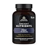 Probiotics and Zinc Supplement by Ancient Nutrition, Supports Healthy Immune System and Gut Health, Made Without GMOs, Superfoods Supplement, Paleo and Keto Friendly, 30 Count