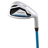 PowerBilt Boy's Ages 5-8 7-Iron Golf Stick, Right Hand, Blue