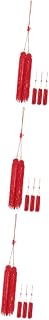 YARNOW Púa Colgante De Espada De Tai Chi Borla Decoración para Llave Vistoso Borlas Oriental Seda Borla Roja Borla De Espada China Borla De Color Brillante Paño Rojo