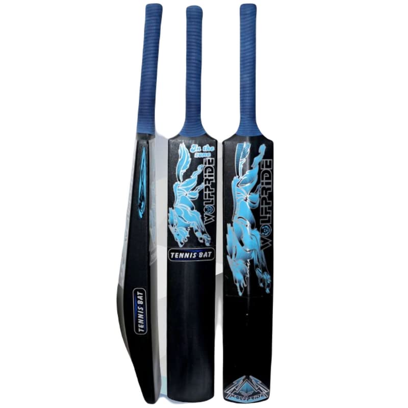 WOLF PRIDE Zone Blue & Blue Black Hard Plastic Cricket Bat Size 8N (34"X4.5") (B0C3B513J8) Amazon Price History, Amazon Price Tracker