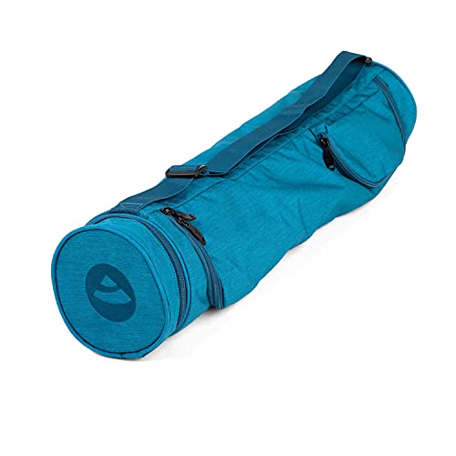 YOGATERIA Bodhi Bolsa Tapete de Yoga Porta Mat Yoga | Asana Premium Estampada OM 100% impermeável |