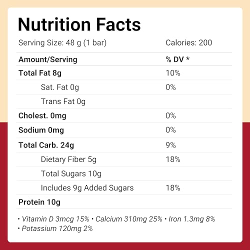 Amsety Nutrition Bar, Supports Liver Health, Includes Super 16 Vitamins, Low Sodium, Organic, Gluten-Free, 1.69oz (Value Pack (12 Bars), Peanut Butter) - Image 3