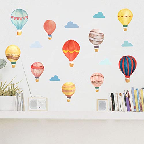 Vinilo decorativo Bamsod globo aerostático removible miniatura 4