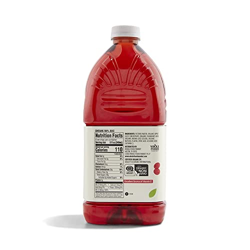 Image of 365 by Whole Foods Market, Organic Cranberry Juice Blend, 64 Fl Oz (Pack of 2)