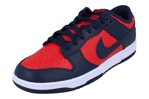 NIKE Men's Sneaker, University Red Obsidian White, 9.5
