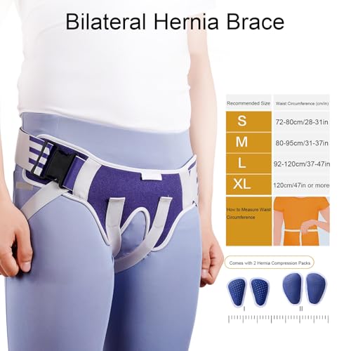 Faja para Hernia Bilateral Ajustable para Adultos Large miniatura 2