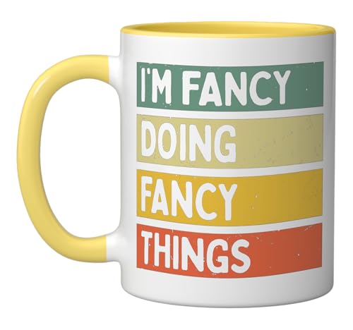 Taza de cerámica personalizada con texto divertido miniatura 1