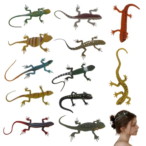 Barrette reptile réaliste anti-glisse pour fixer vos cheveux avec style à Halloween