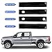 LUNQIN Car Door Handle Cover for Ford F-150 2021-2025，F-250 Super Duty 2023-2025，F-350 Super Duty 2023-2025 Auto Exterior Accessories Handle Protectors Covers Wrap Decoration ABS Gloss Black