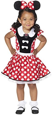 Spirit Halloween Mickey and Friends Toddler Minnie Mouse Costume ...