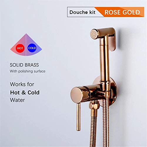 Kit douche de salle de bain Shattaf avec robinet mélangeur et douchette WC - 3