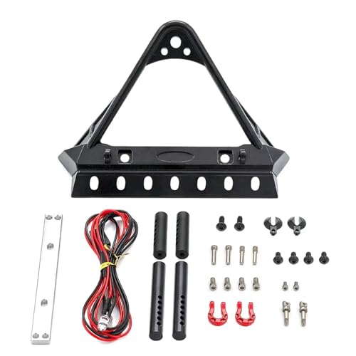 Pare-Chocs RC Métal pour Franchissement Nocturne en Traxxas TRX-4 et Axial SCX10