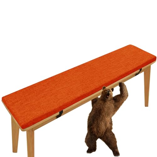 MCOSU Outdoor Bench/Sofa Cushion 48x16/42x18/50/60inch, Garden Furniture Swing/Sofa Cushion, Breathable Non-Slip Zipper Seat Cushions, High Density Foam Cushion (Color : 10#, Size : 47x18x2in)