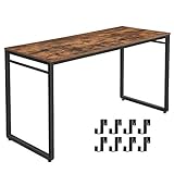 Ist dieser Tisch denn belastbar? Aber ja! Dank der Kombination aus Spanplatten und Stahl ist dieser Computertisch sogar mit bis zu 50 kg belastbar