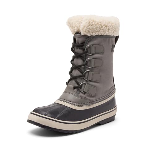 SOREL Women's Winter Carnival Waterproof Boot - Quarry, Black - 9