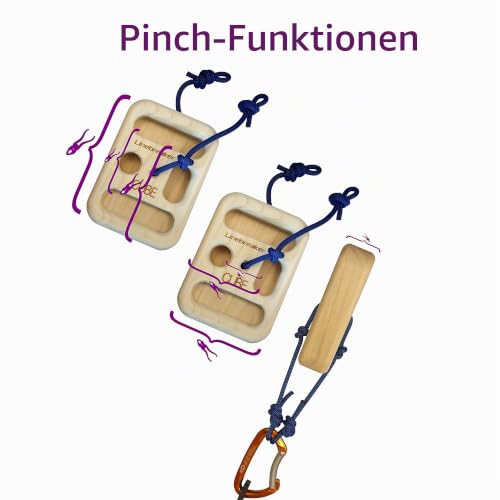 Foto von target10a Linebreaker Cube - Griffkrafttraining fürs Klettertraining | Mobiles Hangboard | Ideal zum Aufwärmen & für unterwegs | Trainingstool mit App